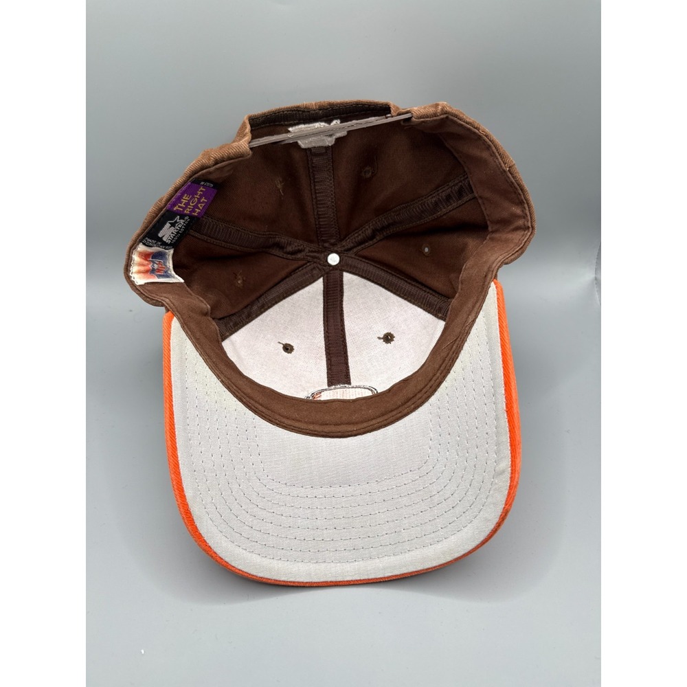 Vintage Cleveland Browns Starter Snapback Hat Brown Orange NFL Cap Cotton #54 - Picture 11 of 12